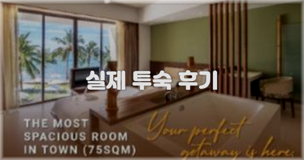 💬 실제 투숙 후기