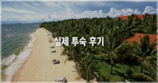 💬 실제 투숙 후기