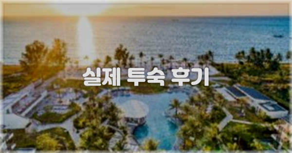 💬 실제 투숙 후기