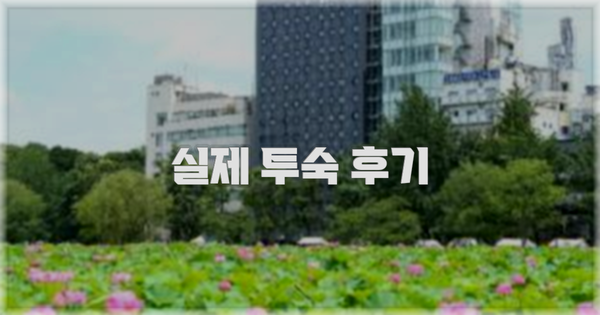 💬 실제 투숙 후기