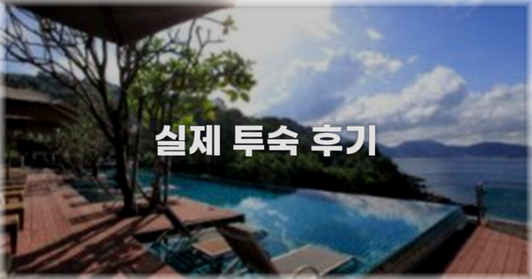 💬 실제 투숙 후기