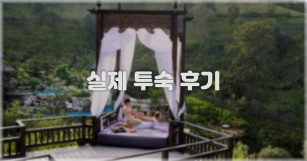 💬 실제 투숙 후기